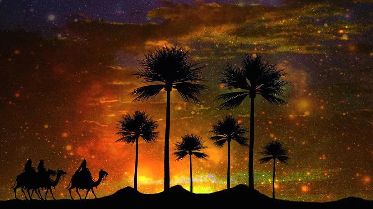 1001 Nacht Oase Kamele Palmen Orient Geschichten · AVENTIN Storys