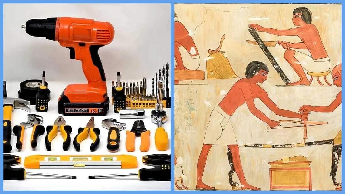 Werkzeug Hammer Zange Feile Schraubenzieher Elektro Holz Metall · AVENTIN Storys