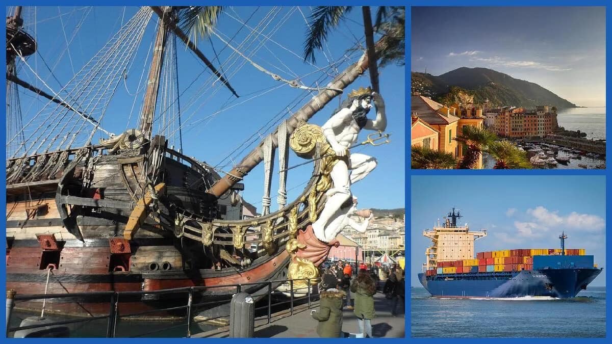 genua italien hafen schiffe container segelschiff 25