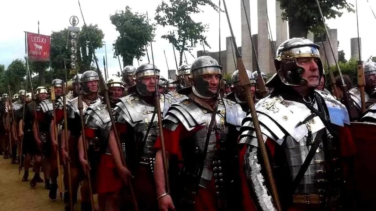 soldaten krieger kriegsdienst roemer rom legion 25